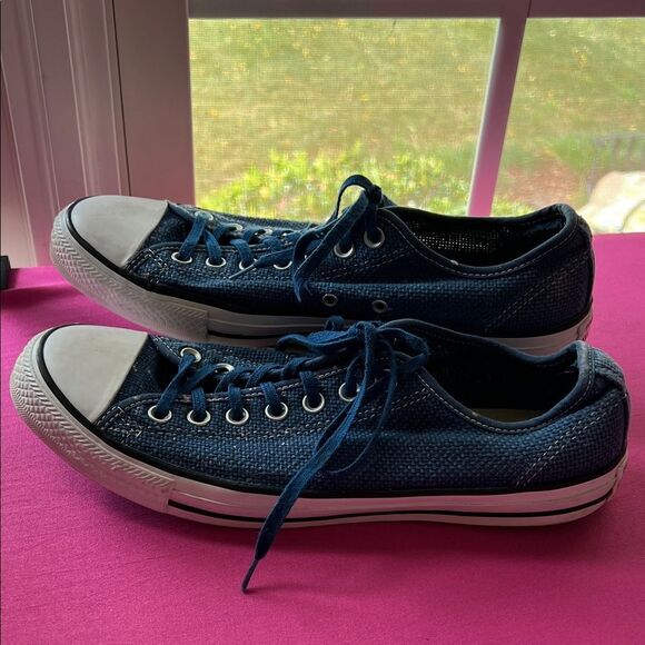 Converse Denim Blue Unisex Sneakers M10.5W12.5 - Picture 4 of 7